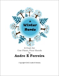 A Winter Rondo piano sheet music cover Thumbnail